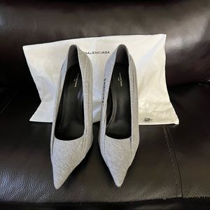 Balenciaga Gray Heels